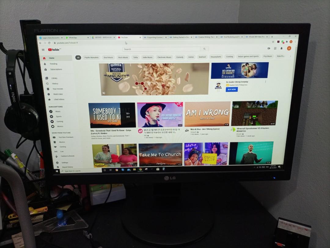 LG Flatron IPS231 Monitor 23 inches, Computers \u0026 Tech, Parts \u0026 Accessories,  Monitor Screens on Carousell