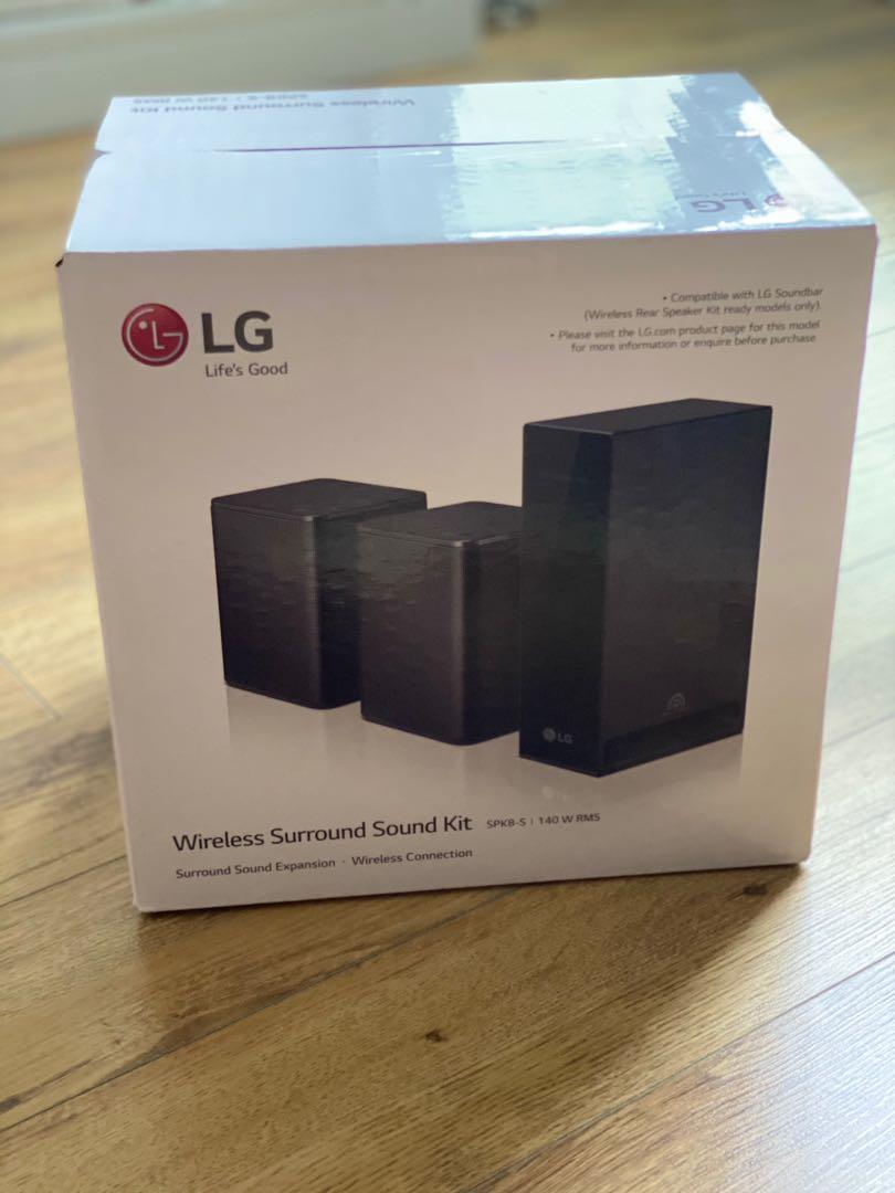 lg surround sound wireless rear speakers not working