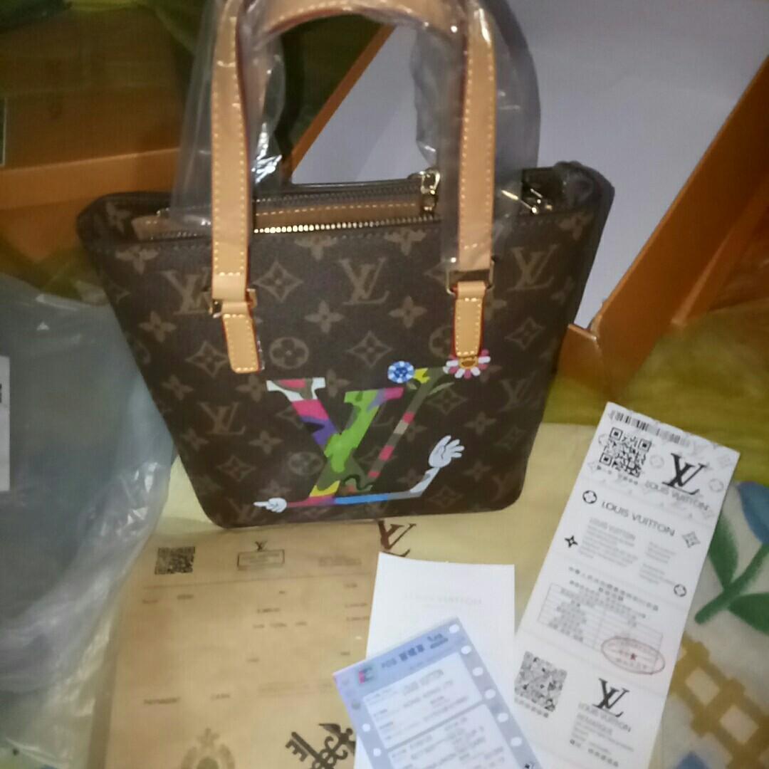 limited LV clear tote bag, Luxury, Bags & Wallets on Carousell