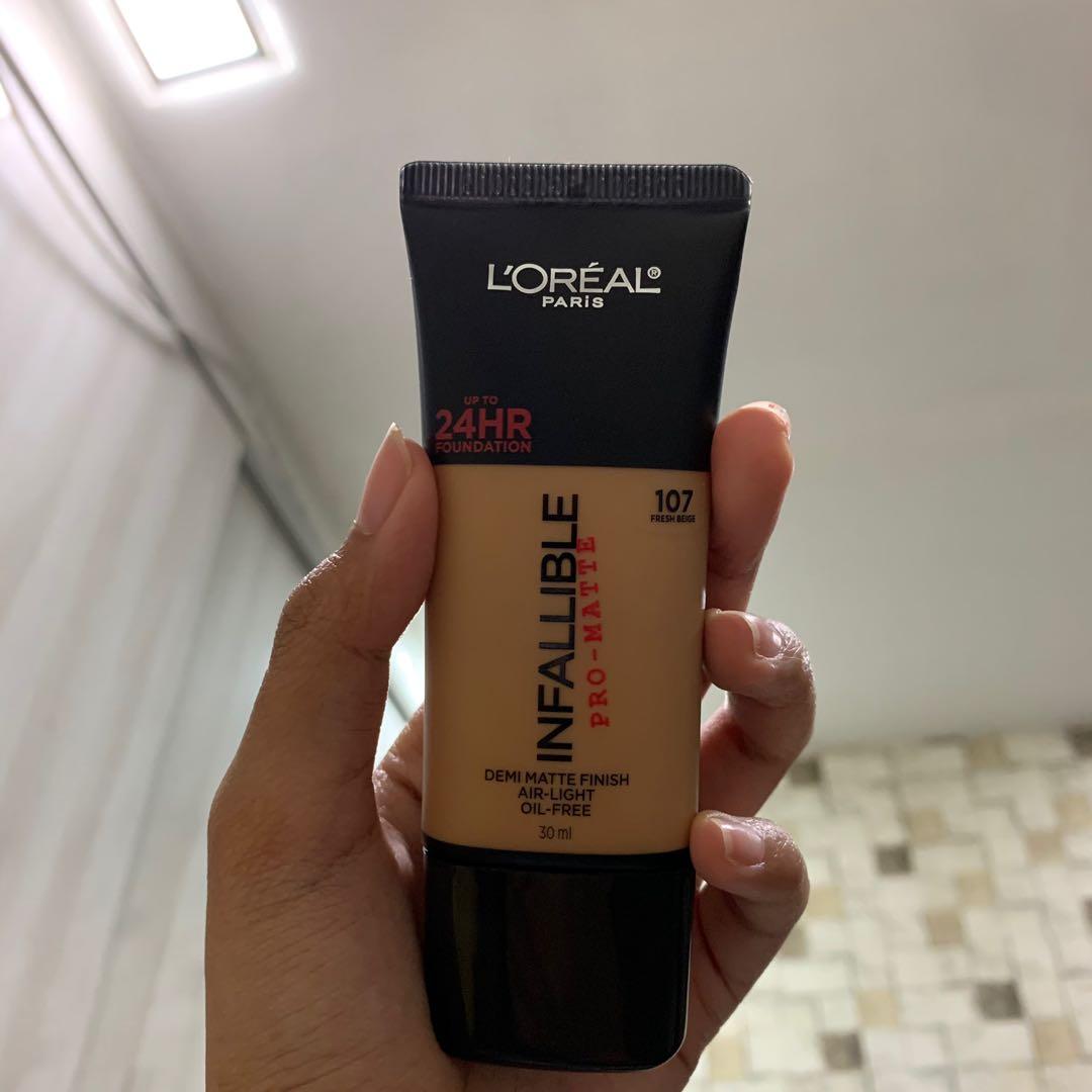 loreal demi matte foundation