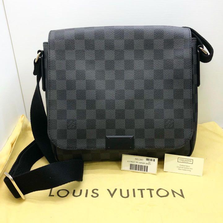 Shop Louis Vuitton DAMIER GRAPHITE 2021-22FW District pm (N40349) by  sunnyfunny