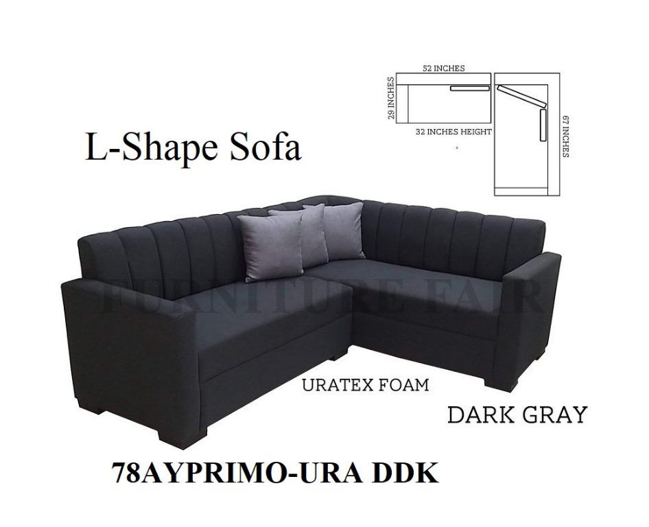 L Shape Sofa 78ayprimo Ura Ddk Home Furniture Furniture Fixtures Sofas On Carousell