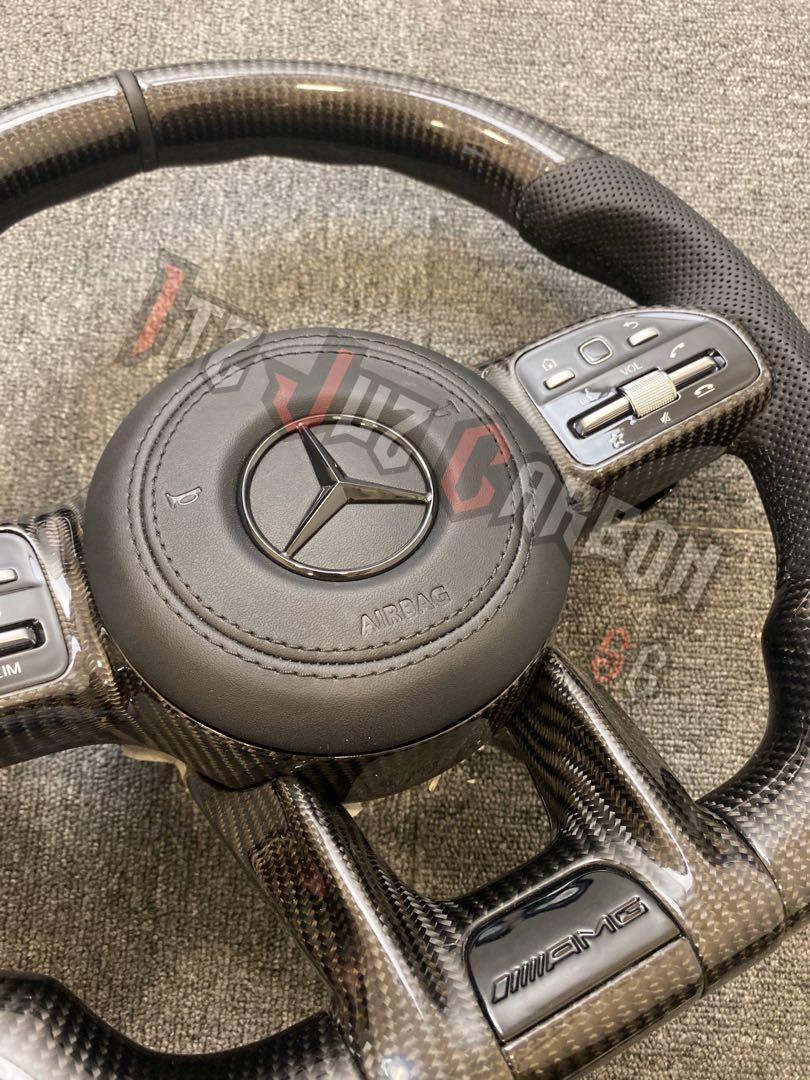 Mercedes W205 C200 Carbon Fibre AMG steering wheel, Car Accessories