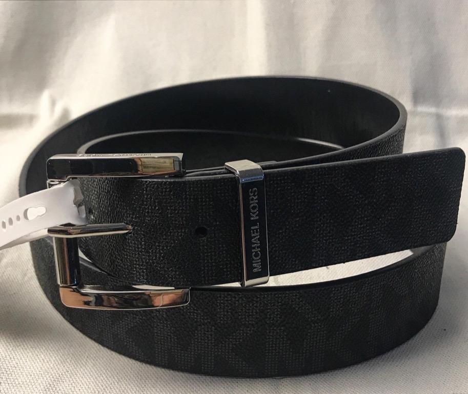 Michael kors synthetic leather belt on sale