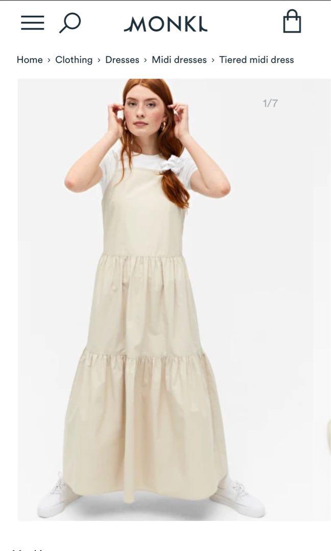 Monki tiered dress clearance