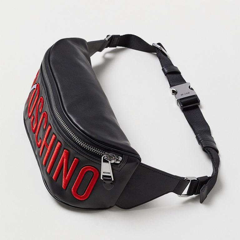 Moschino X H M Embroidered waist bag Women s Fashion Bags Wallets Cross body Bags on Carousell