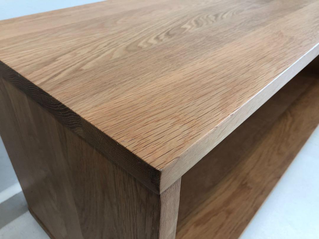 Muji Natural Oak Table Bench, Furniture & Home Living, Furniture