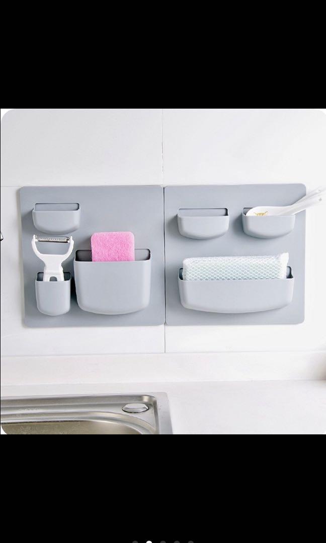 Neutral Colored Wall Storage Rack (Category: Storage Boxes & Baskets) located in Taguig. Submitted by endlessbliss_ph (Listing ID 1045230177, Image 3). Description: Available colors: khaki & gray , Material:PP , Dimension: 21.5x21.5 cm FOR PRE-ORDER 5-15 days ETA, usually arrives earlier.