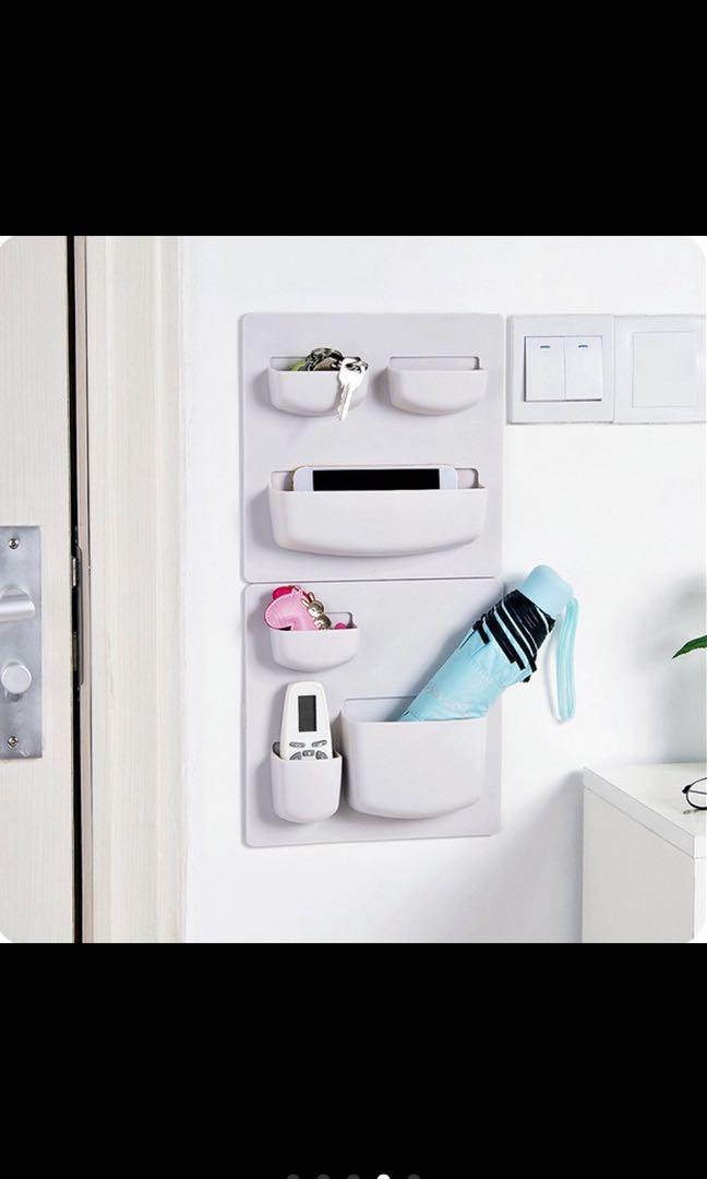 Neutral Colored Wall Storage Rack (Category: Storage Boxes & Baskets) located in Taguig. Submitted by endlessbliss_ph (Listing ID 1045230177, Image 2). Description: Available colors: khaki & gray , Material:PP , Dimension: 21.5x21.5 cm FOR PRE-ORDER 5-15 days ETA, usually arrives earlier.