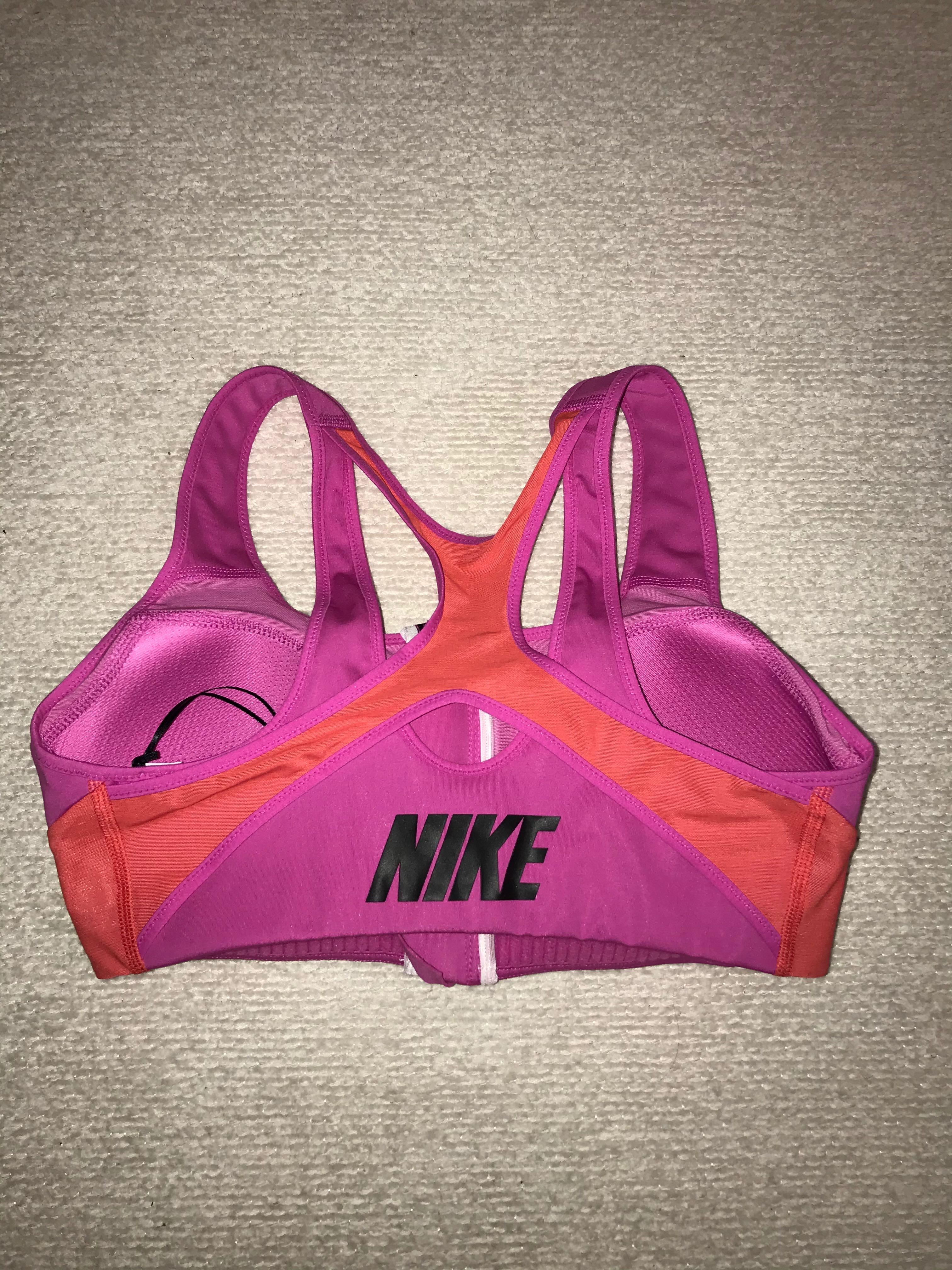 nike alpha sports bra pink