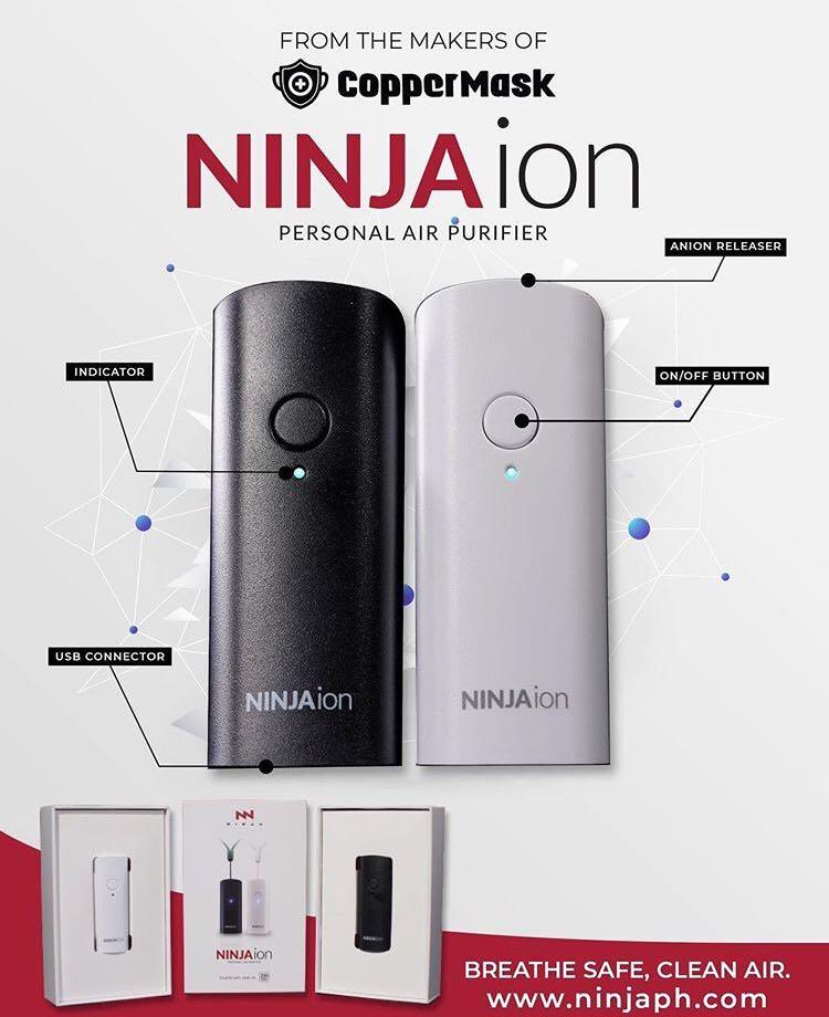 Ninja Ion Personal Air Purifier Beauty Personal Care Sanitizers Disinfectants on Carousell