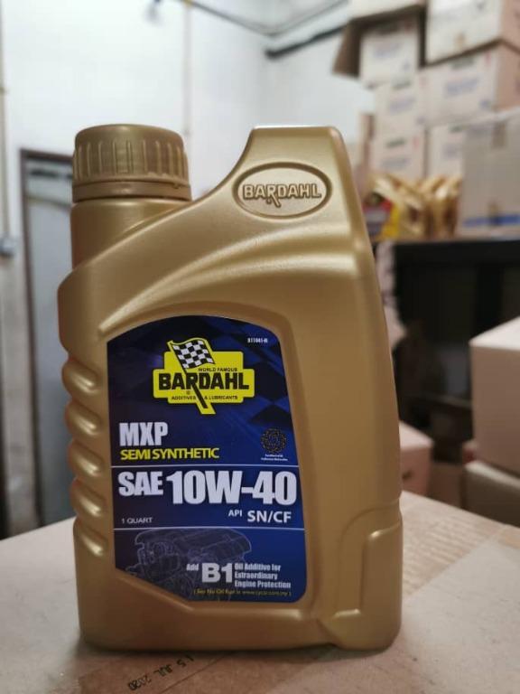 [ORIGINAL]BARDAHL SEMI SYNTHETIC ENGINE OIL SAE 10W40 [1L]