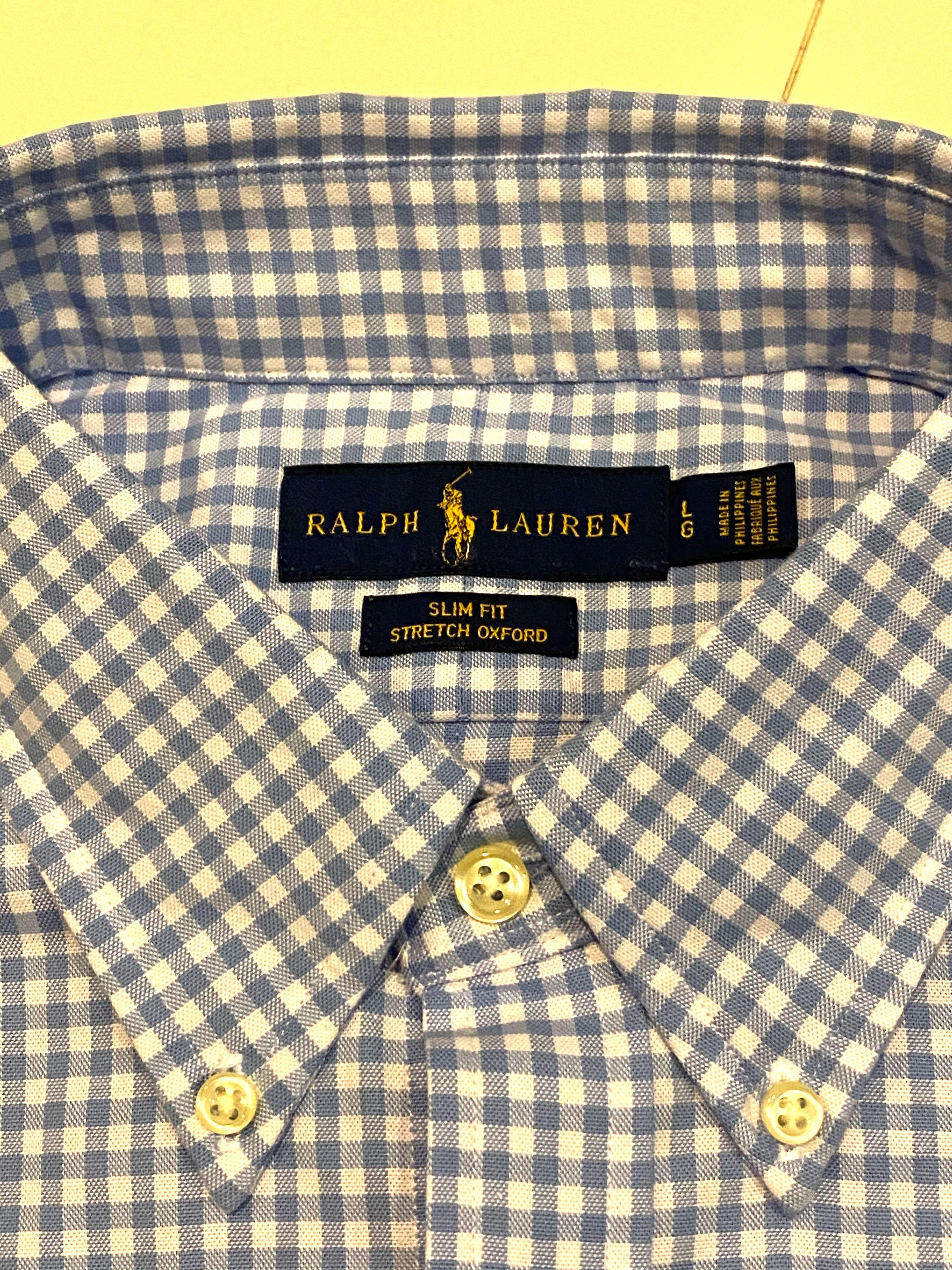 Ralph lauren slim fit stretch top oxford