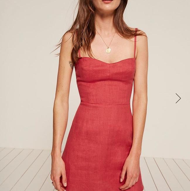 Reformation Audrey Mini Dress - Linen 