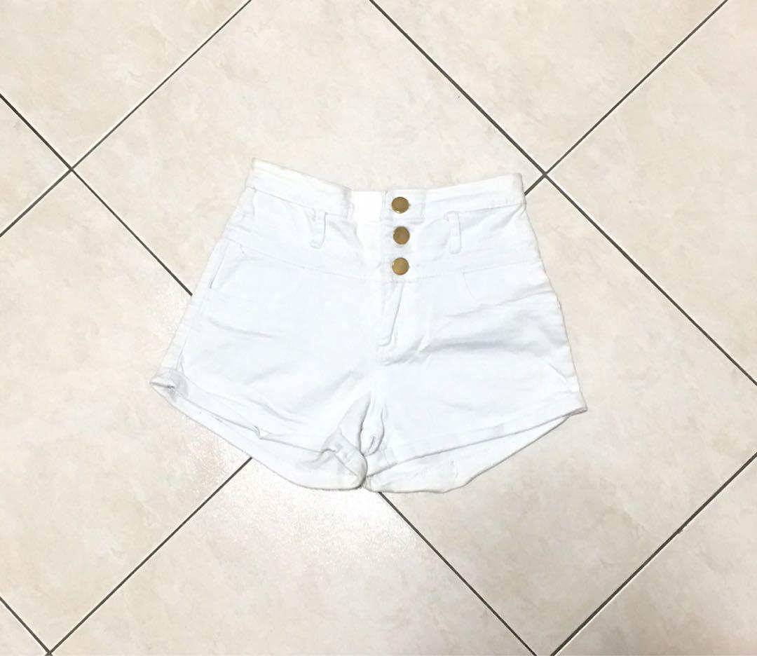 Gold shop jean shorts