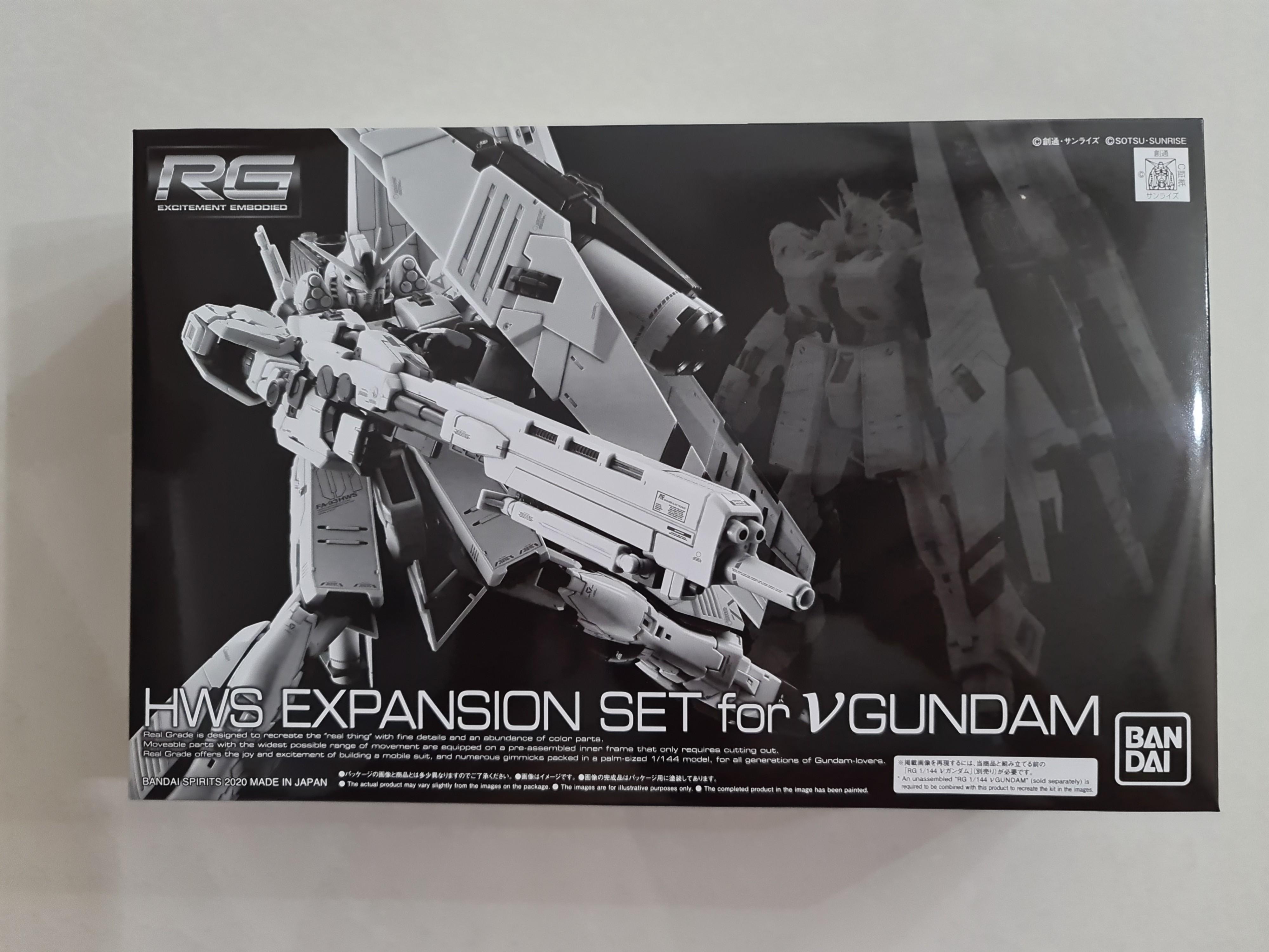 Rg 1 144 Nu Gundam Hws Expansion Set Toys Games Bricks Figurines On Carousell