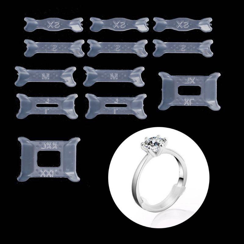 18 Pack Ring Sizers for Loose Rings 3 Sizes Invisible Ring Adjuster Ring Guard Ring Tightener for Women and Men Fit Any Ring Size