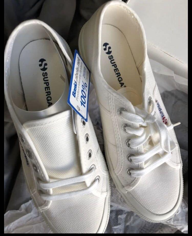 Superga White Sneakers Women s Fashion Footwear Sneakers on Carousell