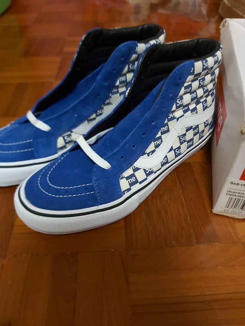 supreme vans sk8 hi