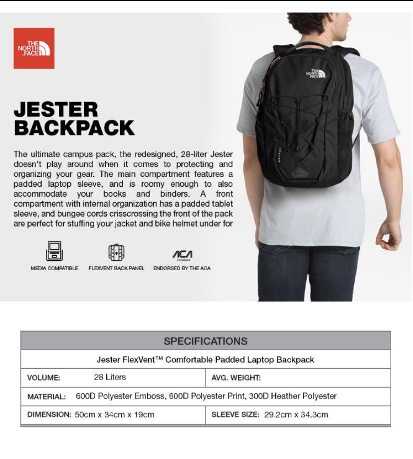 north face jetsetter backpack