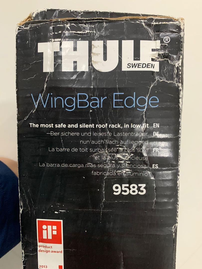 Pack complet 2 barres de toit avec fixations THULE WingBar Edge