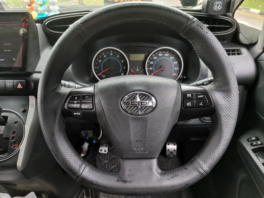 Toyota wish store steering wheel size