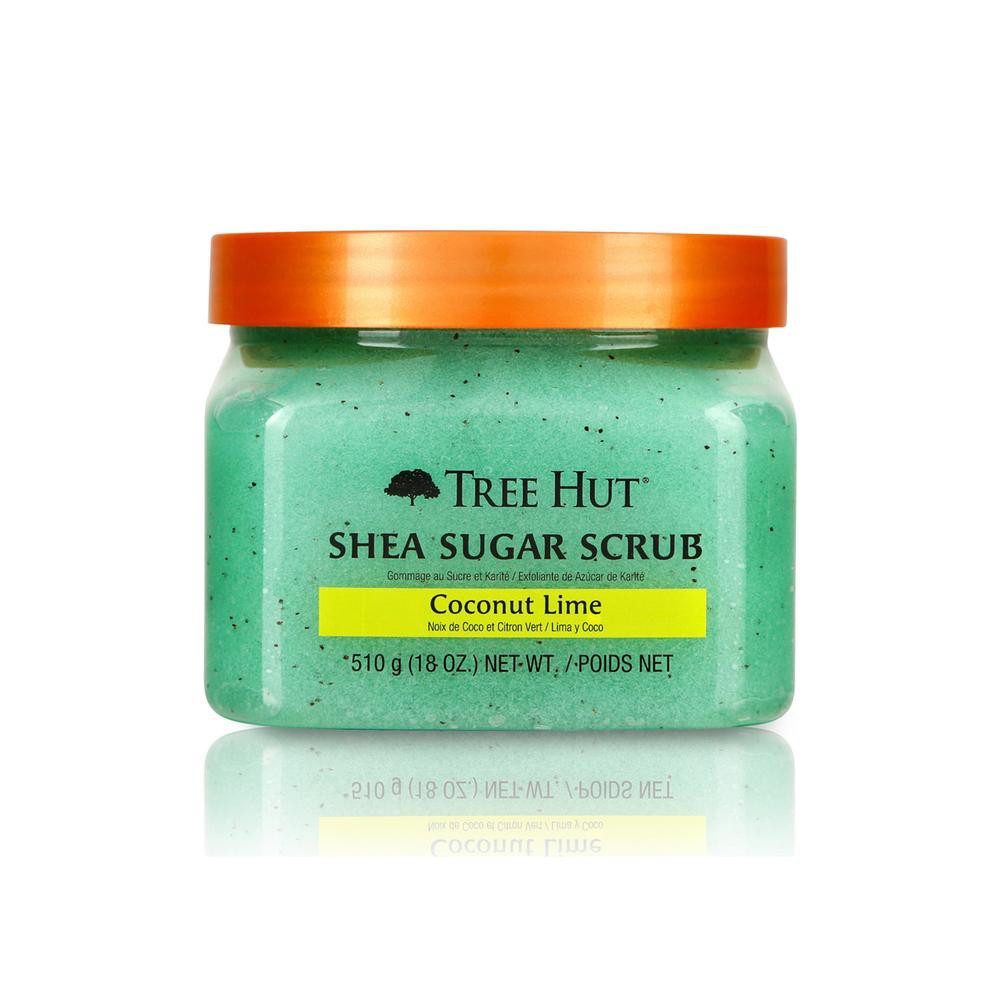 coconut tree hut scrub