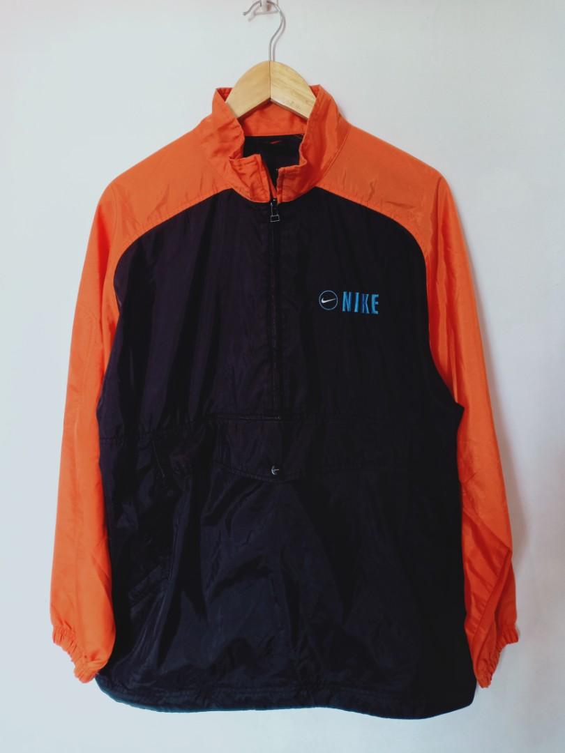 vintage nike half zip windbreaker