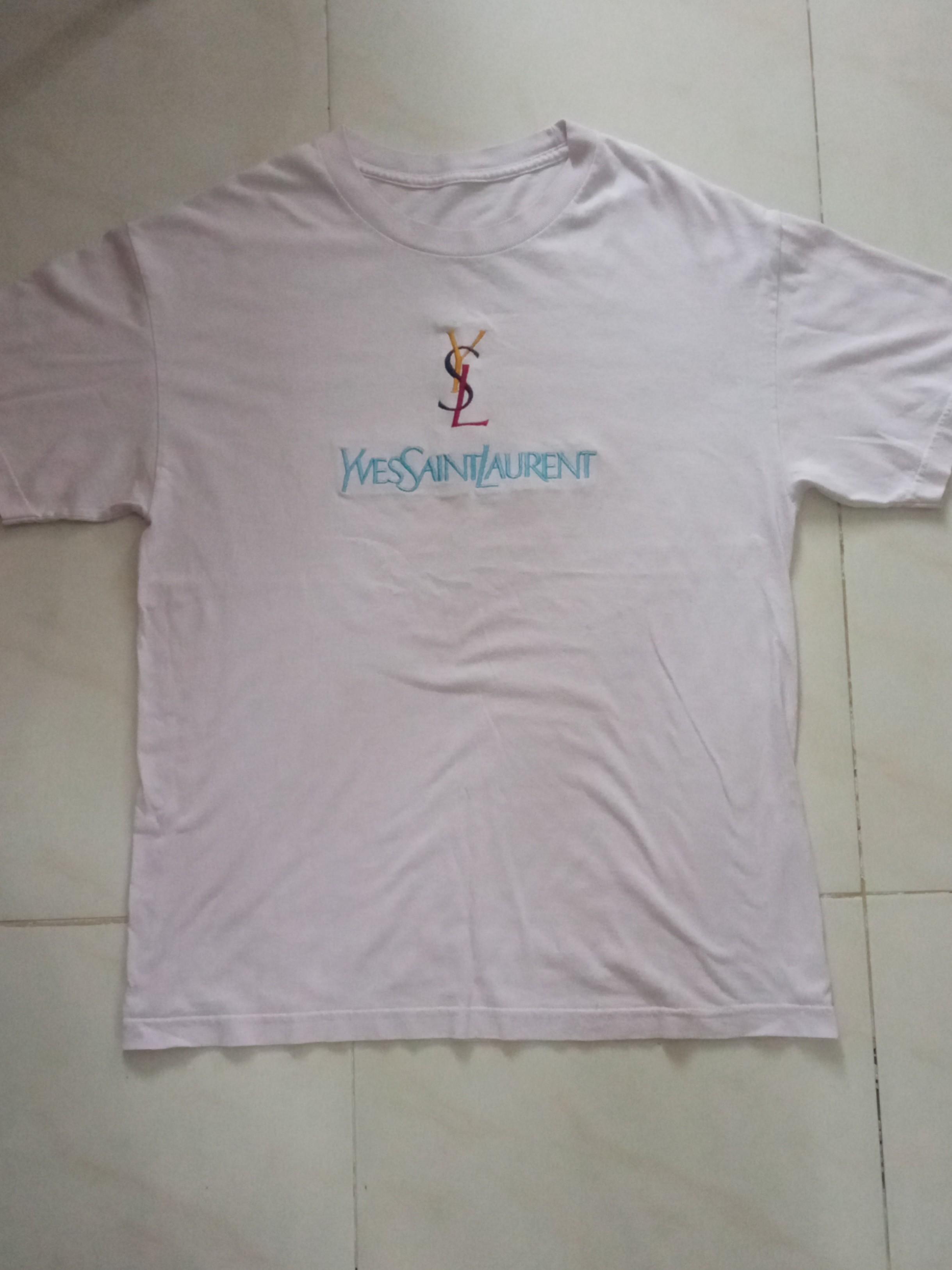 ysl embroidered t shirt