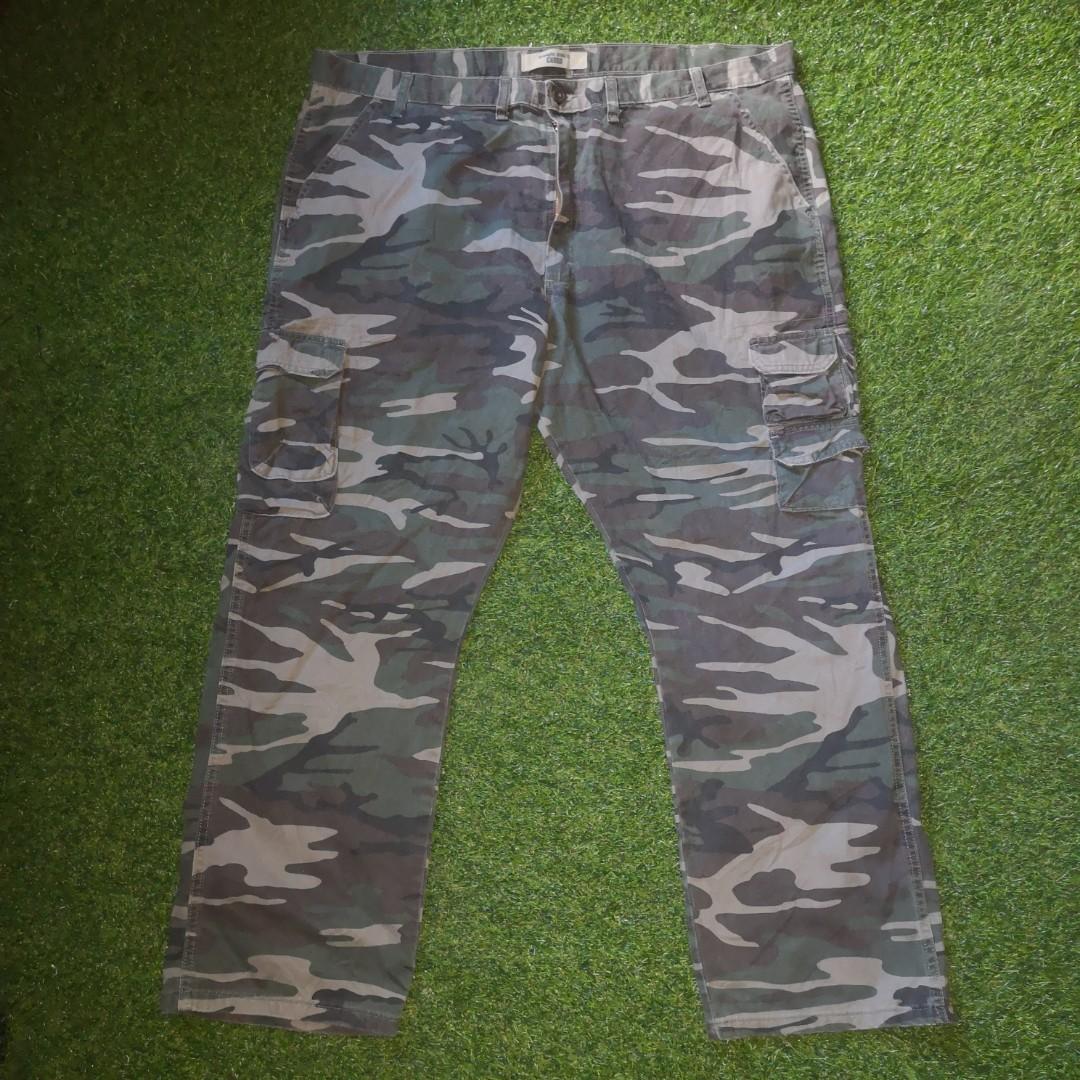wrangler lined camo pants