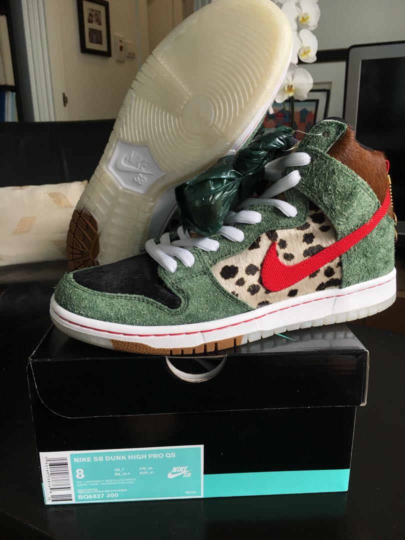 WTS Nike SB Dunk High Dog Walker US 8, 男裝, 鞋, 波鞋- Carousell