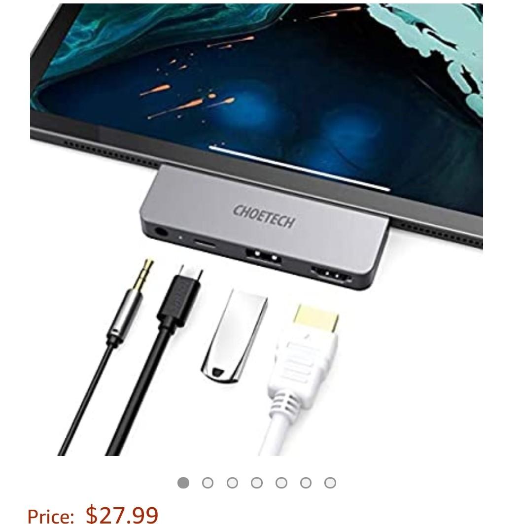 4 in 1 usbc to hdmi for ipad pro, Computers & Tech, Parts