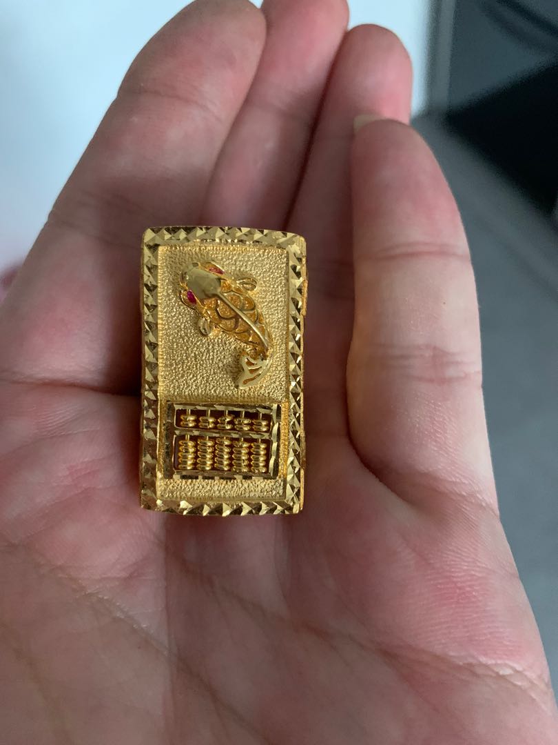 Gold best sale biscuit ring
