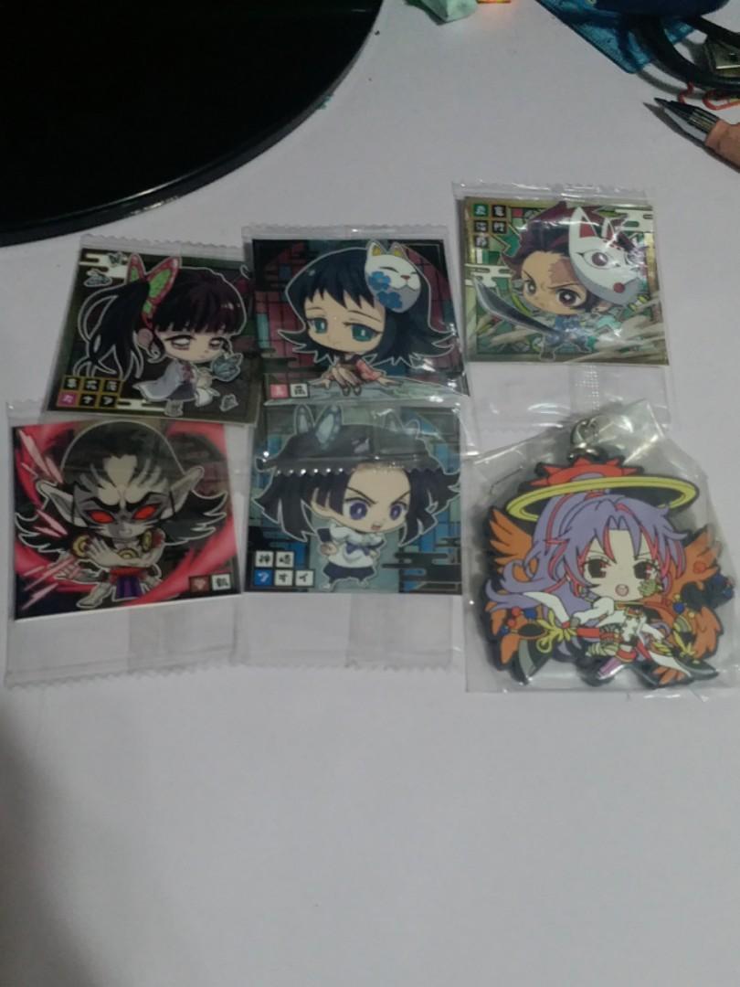 最好全走可散買鬼滅之刃貼紙炭治郎響凱神崎栗花落外加怪物彈珠卡密爾鎖匙扣 玩具 遊戲類 玩具 Carousell