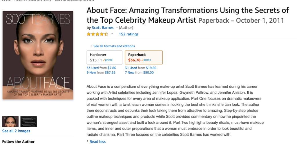About Face: Amazing Transformations Using the Secrets of the Top Celebrity  Makeup Artist