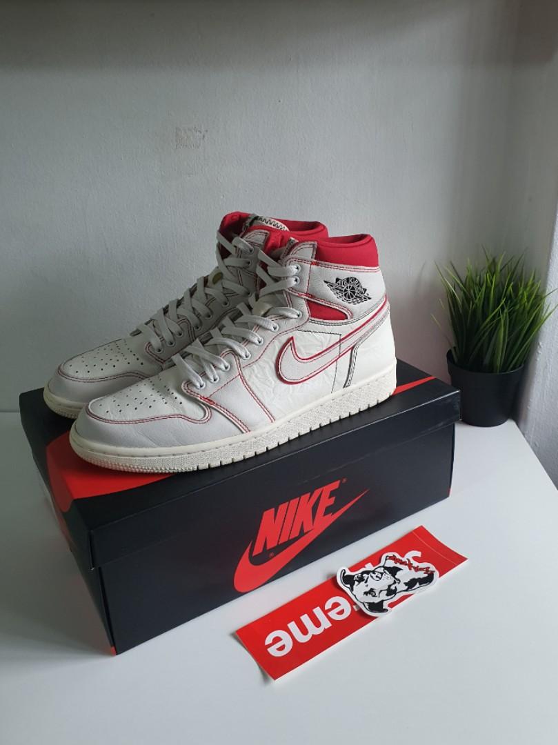 jordan 1 phantom gym red