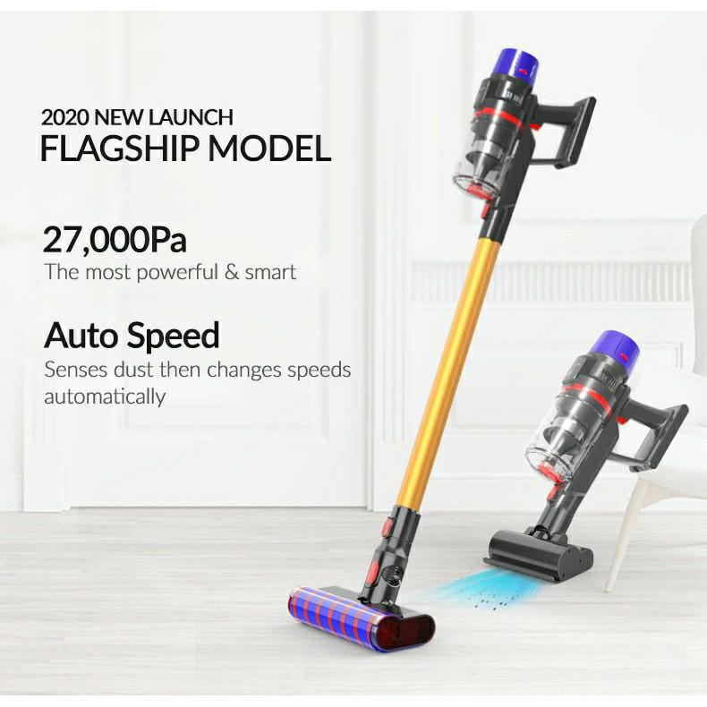 Airbot Hypersonics Cordless Vacuum Cleaner 27KPa Flagship Smart Dust Sensing Auto Speed Adjust
