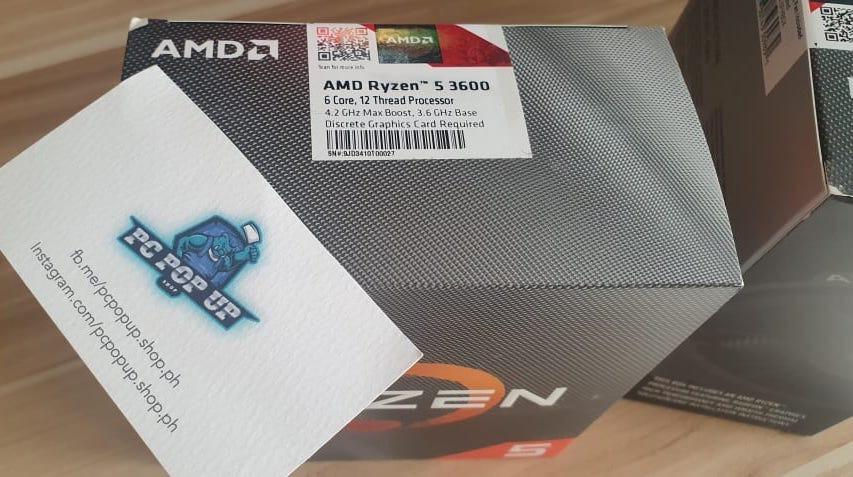 Amd Ryzen 5 3600 Processor Computers Tech Parts Accessories Computer Parts On Carousell