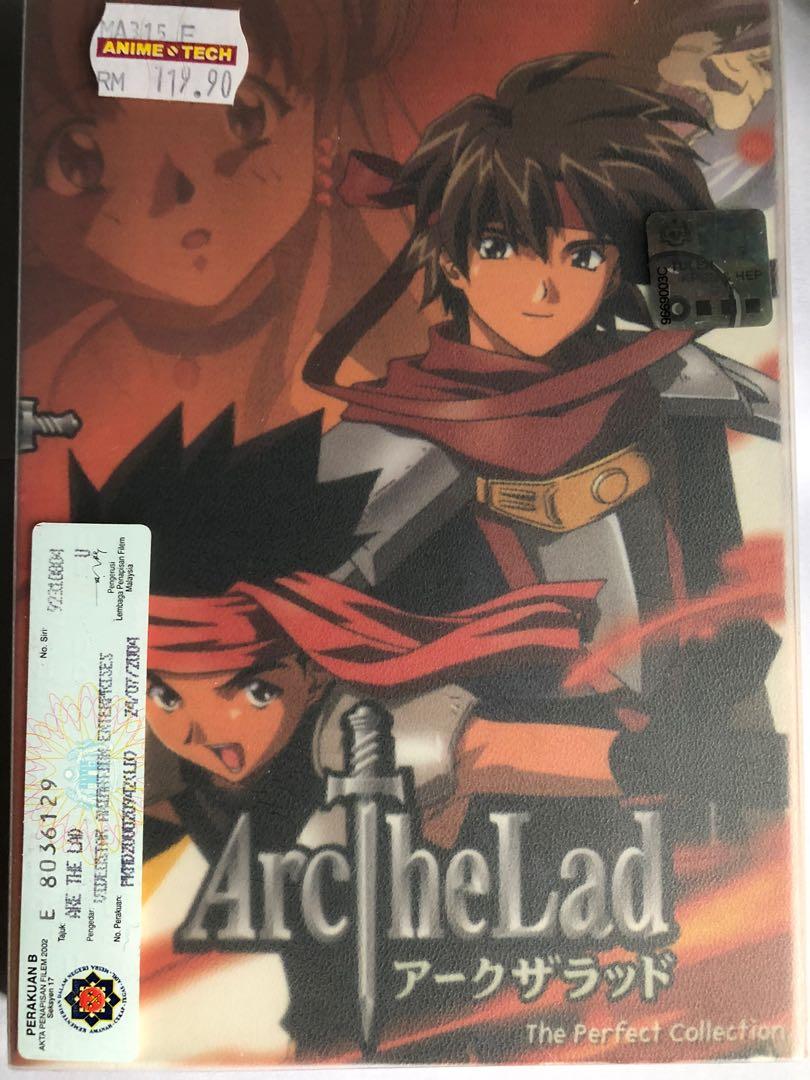 Arc The Lad Anime DVD Perfect Collection, Hobbies & Toys, Music & Media,  CDs & DVDs on Carousell
