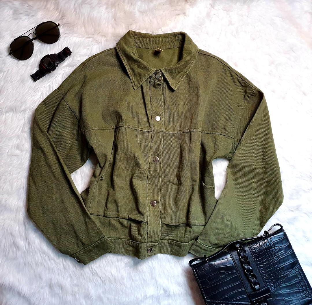 denim army jacket
