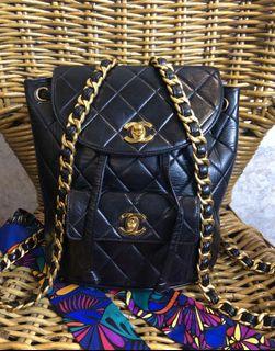 Authentic Chanel Vintage Backpack