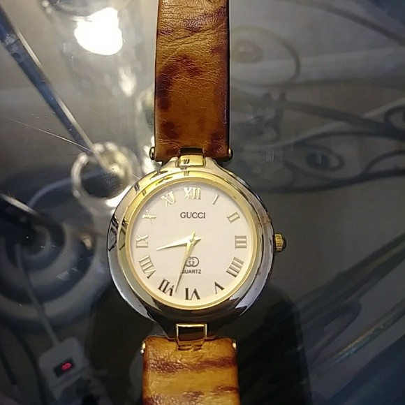 authentic vintage gucci watch