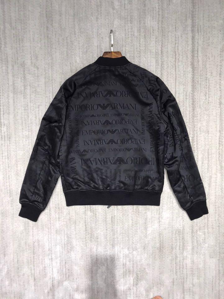 Mens armani bomber discount jacket