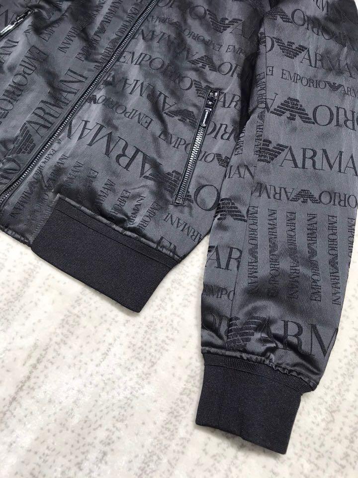Mens armani discount bomber jacket