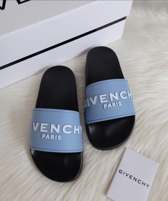 givenchy slides womens blue