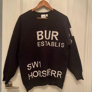Burberry black sweater, men size M/L