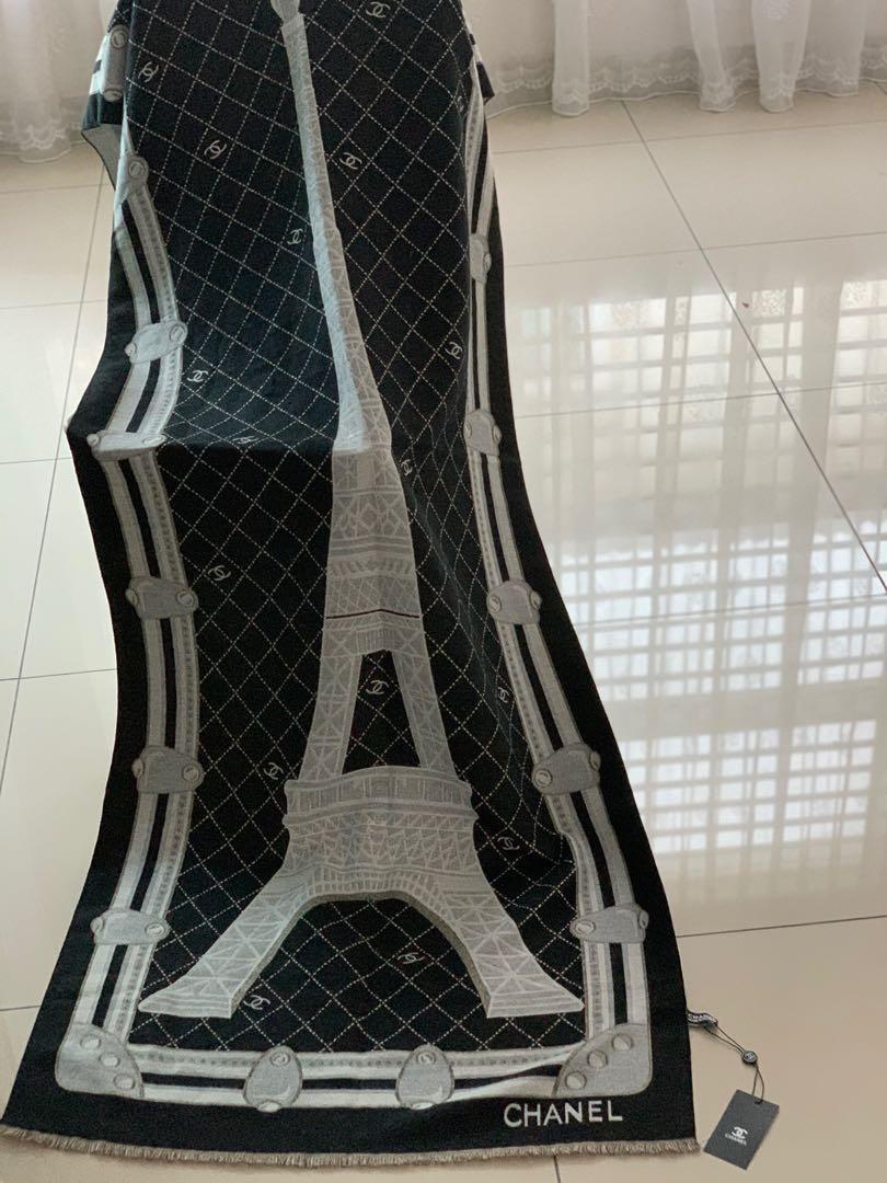 Chanel eiffel tower scarf Clearance