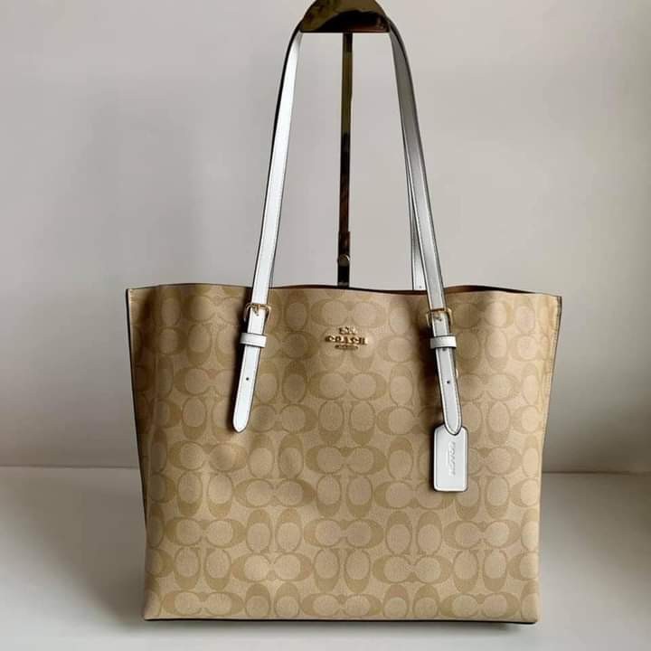coach mollie tote blue
