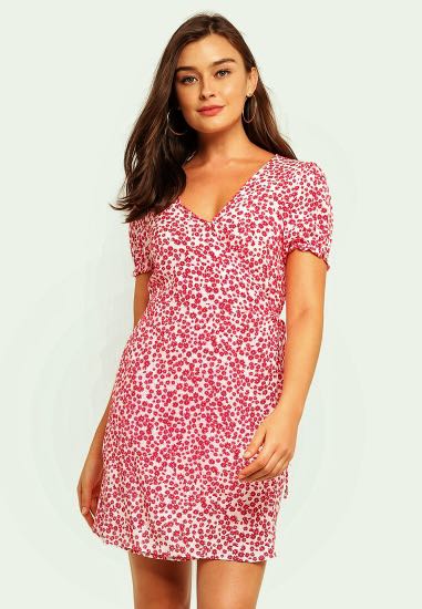 Cotton on woven amy wrap mini dress clearance