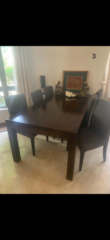 Dining Table 6 Chair Set Original 2000 Selling For 500 For The Set Furniture Tables Chairs On Carousell